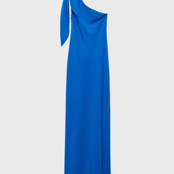 Blue Asymmetrical Dress from Mango - Picture 4 of 5